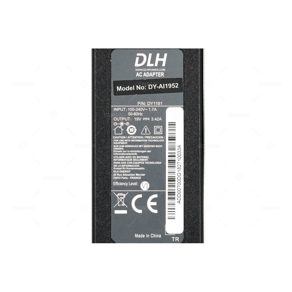DY1161 DLH AC ADAPTER 19V 3.,42A -